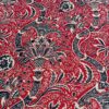 Morris & Co Indian rood zwart beige