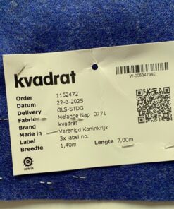 Kvadrat Melange Nap 0771 koningsblauw grijs