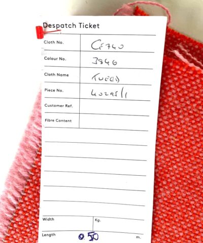 Bute Tweed 3946 oranje roze