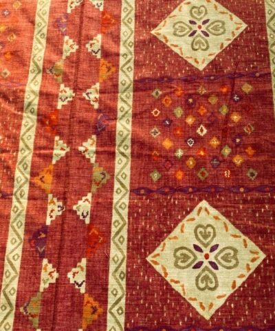 Monkwell Almilla roodbruin patroon