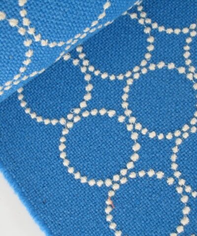 Kvadrat Tambourine Hallingdal 728 blauw