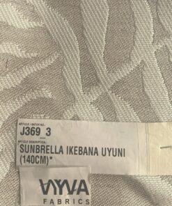 Vyva Sunbrella Ikebana Uyuni creme beige patroon