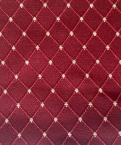 Maggiore dark red checked pattern