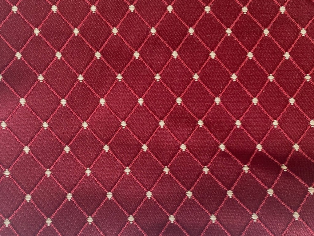 Maggiore donker rood ruit patroon