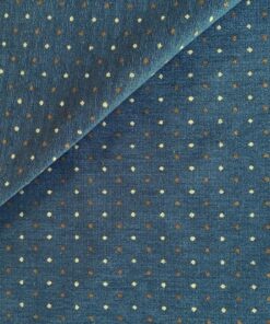 Saum & Viebahn blauw bruine stipjes