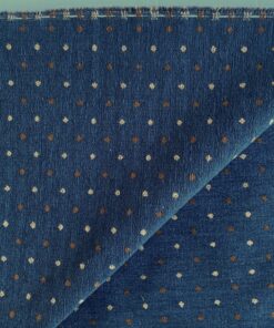 Saum & Viebahn blauw bruine stipjes