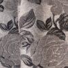 bloemen patroon beige bruin zilver meubelstof