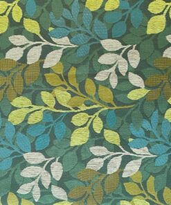 Saum & Viebahn Belvedere Classic Gelb 140 geel groen blad patroon