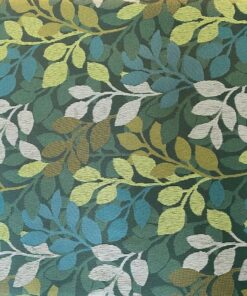 Saum & Viebahn Belvedere Classic Gelb 140 geel groen blad patroon