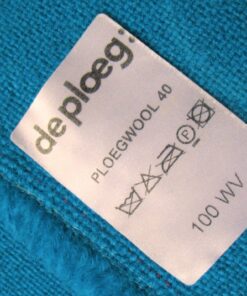 De Ploeg Ploegwool 40 fel blauw met logo
