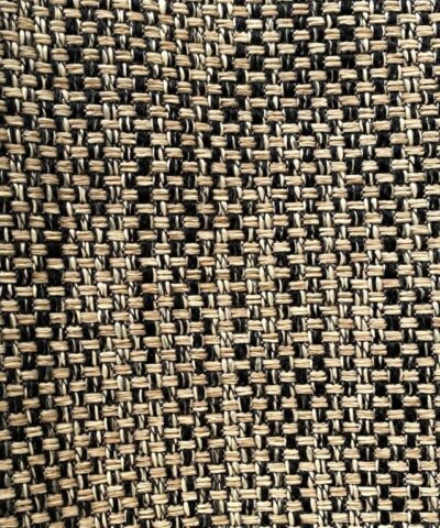meubelstof beige zwart grof geweven