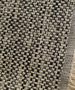 Furnishing fabric beige black coarsely woven
