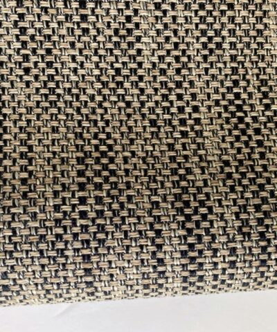 meubelstof beige zwart grof geweven