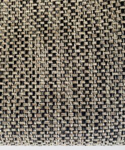 meubelstof beige zwart grof geweven