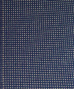 Sunbrella Domino Jackpot Dom R050 blauw beige groen blokjes patroon