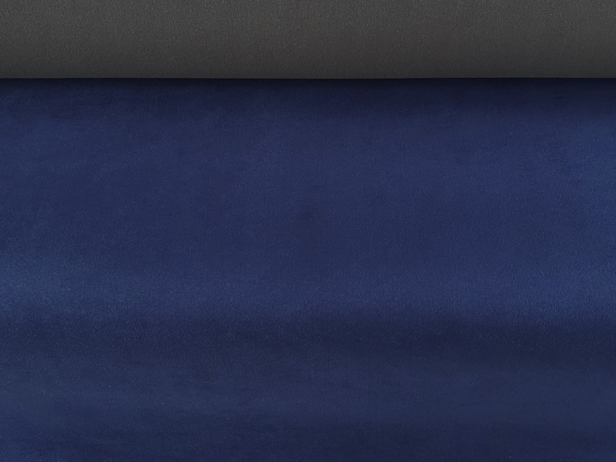 suedine kobalt blauw