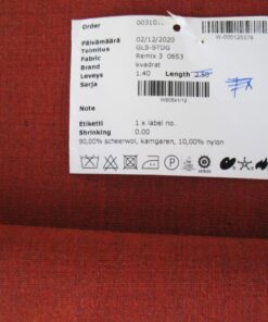 Kvadrat Remix 3 653 oranjebruin