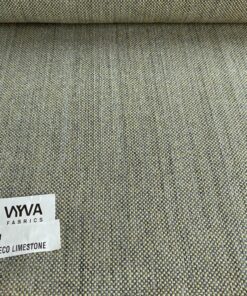 Vyva Fabrics Sunbrella Aqua Verdeco Limestone blauw geel