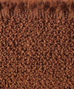 meubelstof Jupiter burnt orange bouclé