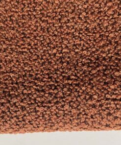 meubelstof Jupiter burnt orange bouclé